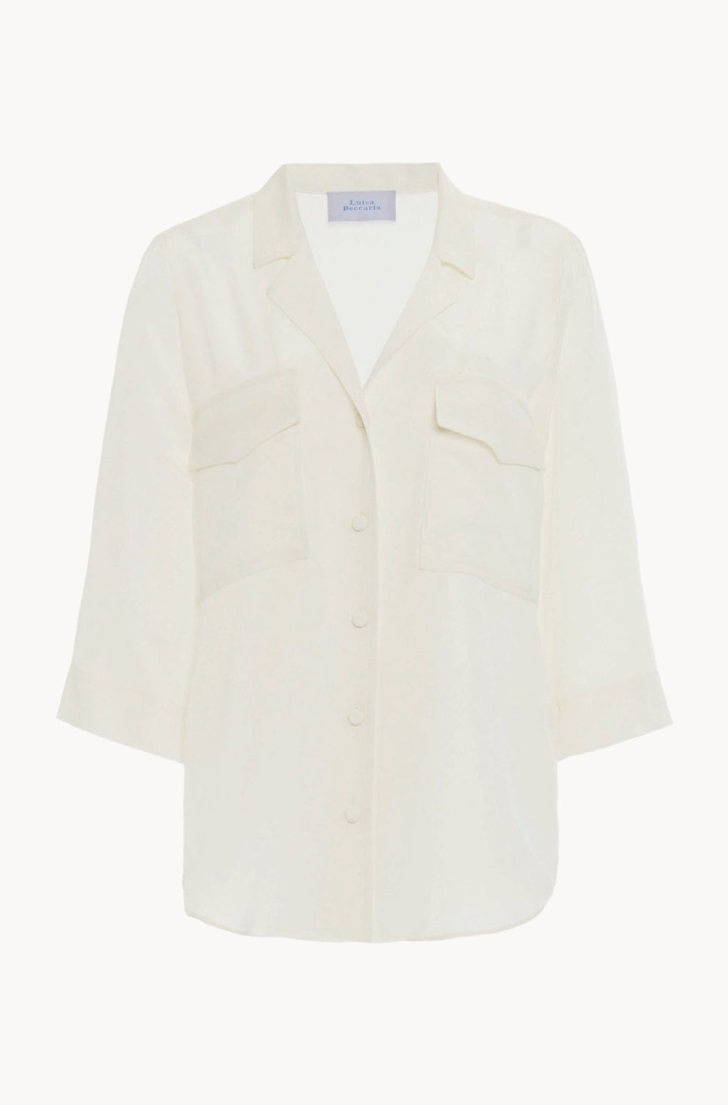 Patch Pocket Embellished Crepe Top