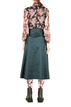 Blusa in chiffon floreale
