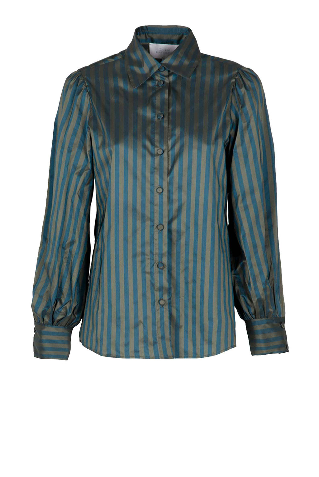 Blusa a righe in taffetà