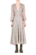 Abito in chiffon floreale