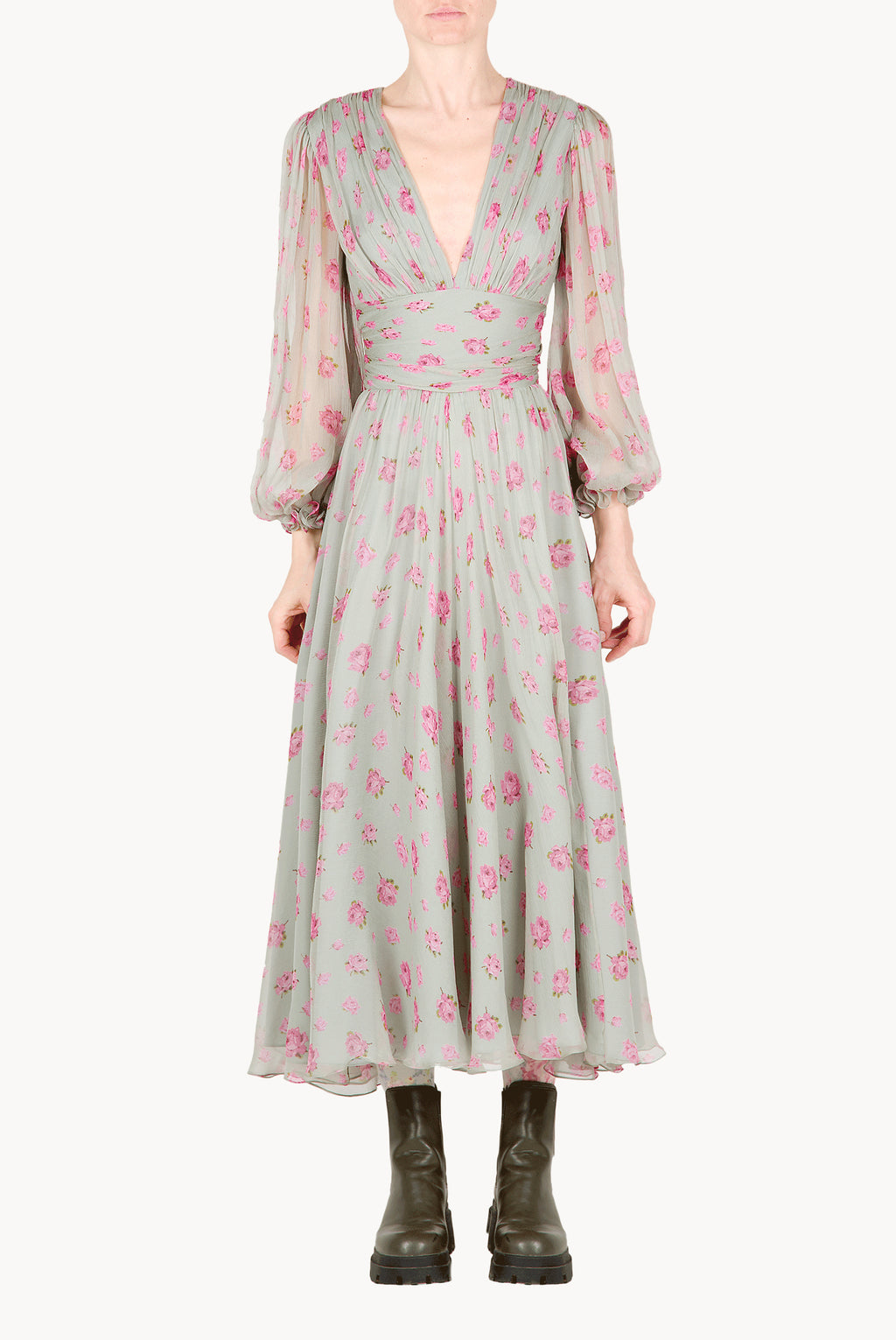 Floral Chiffon Dress