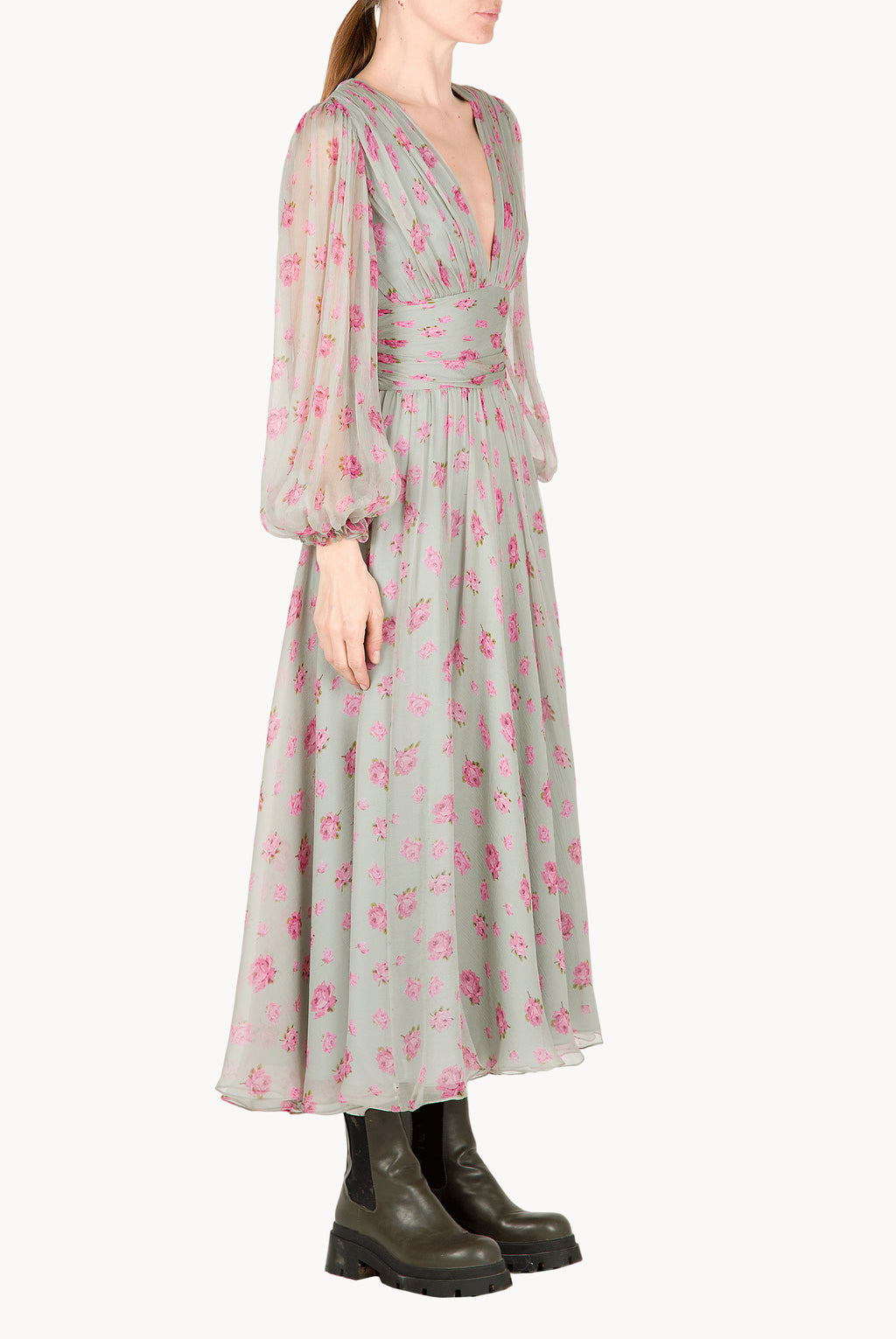 Floral Chiffon Dress