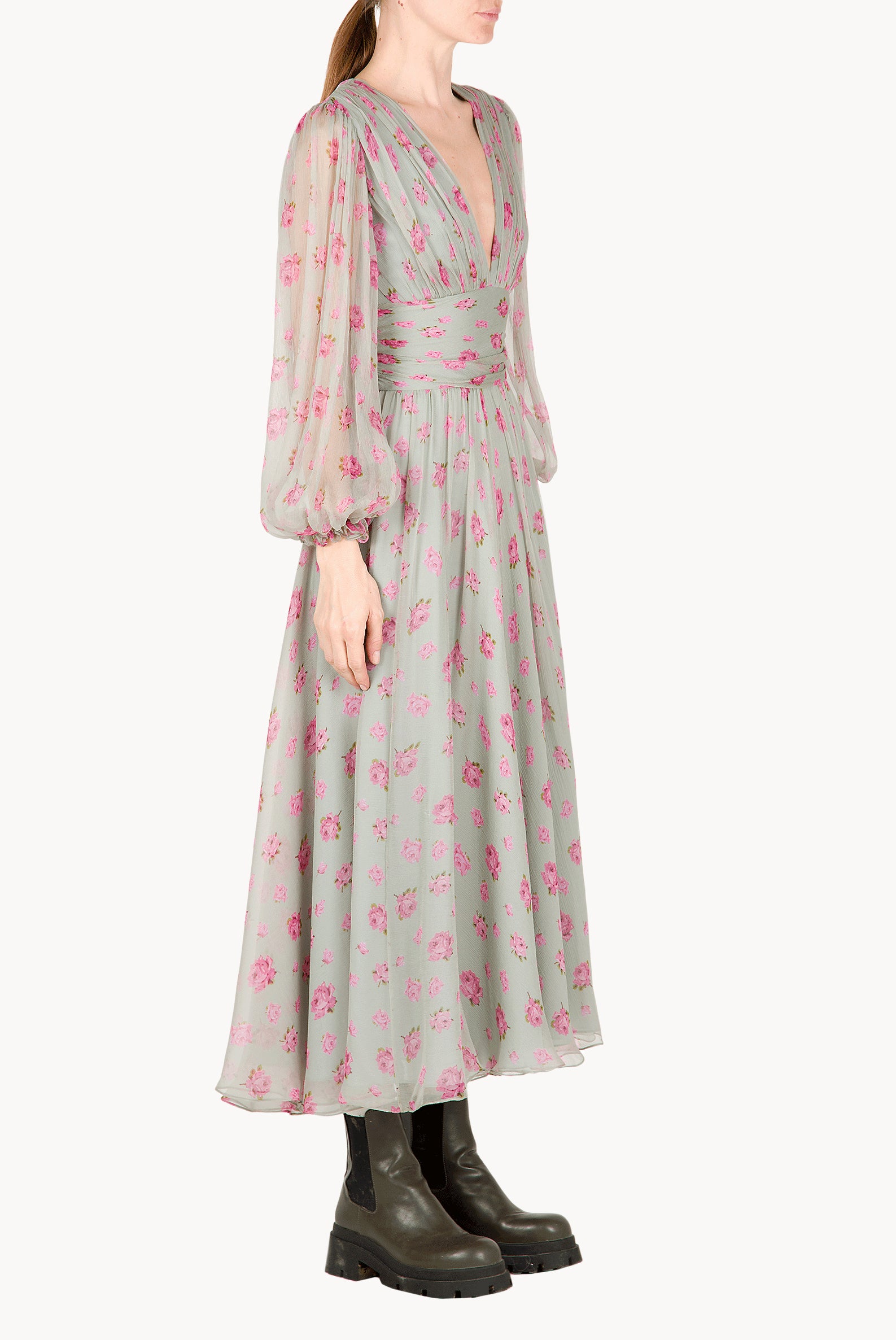 Floral Chiffon Dress