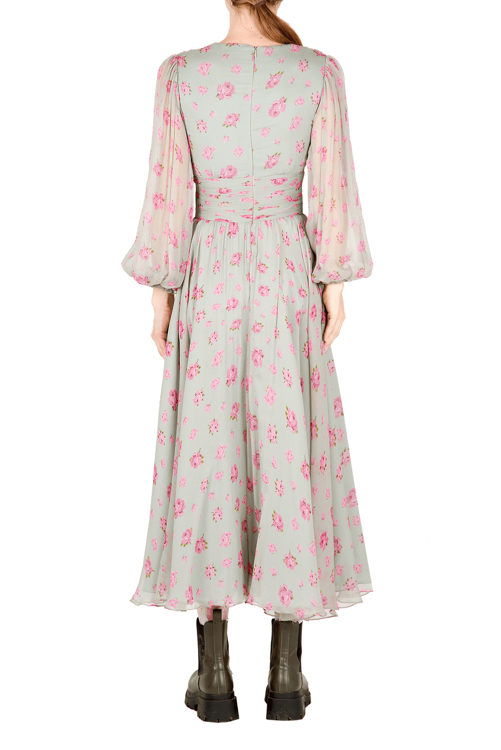 Abito in chiffon floreale