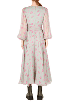 Abito in chiffon floreale