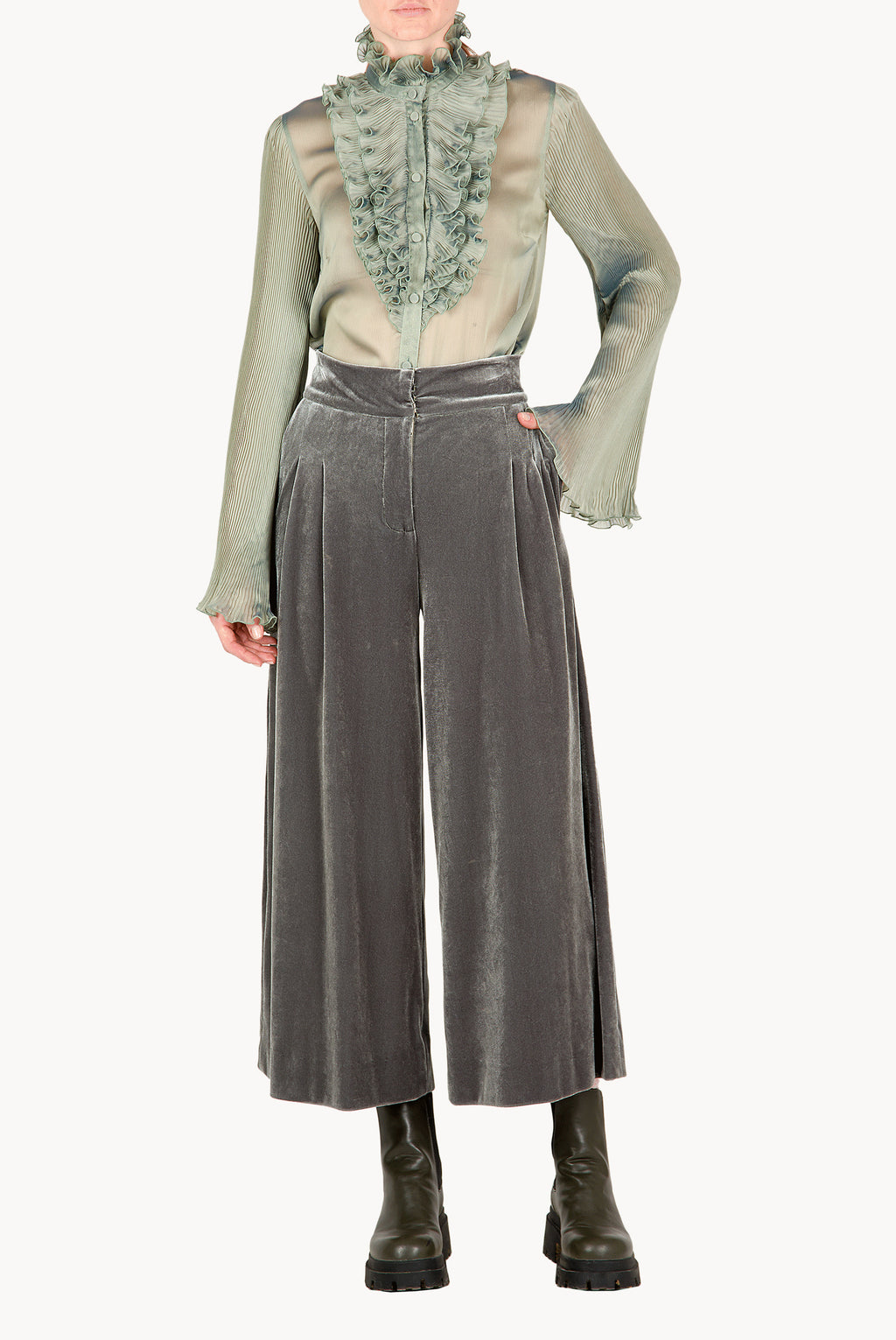 Pantaloni in velluto SALVIA