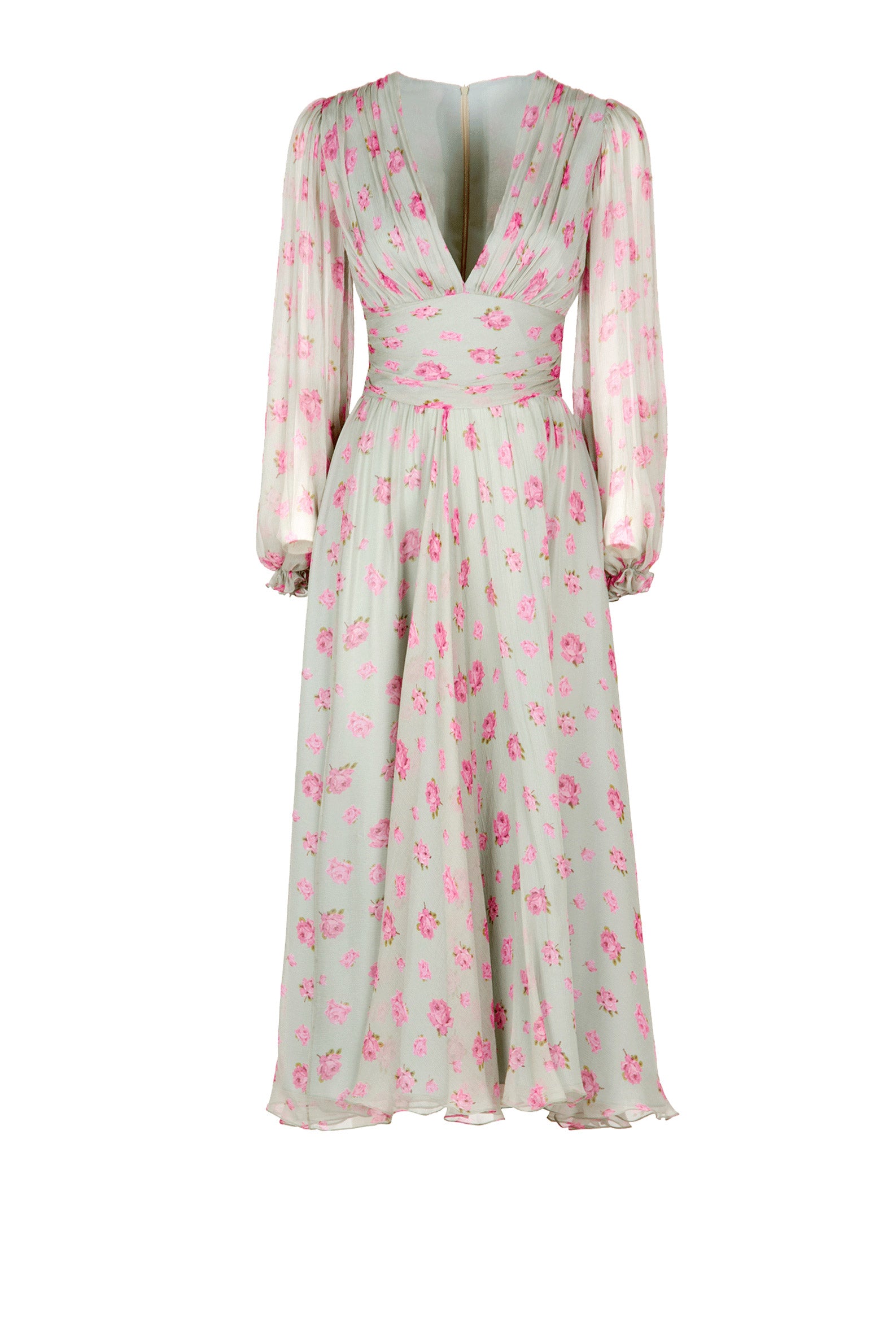 Abito in chiffon floreale