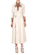 Abito Luisa in velluto bianco