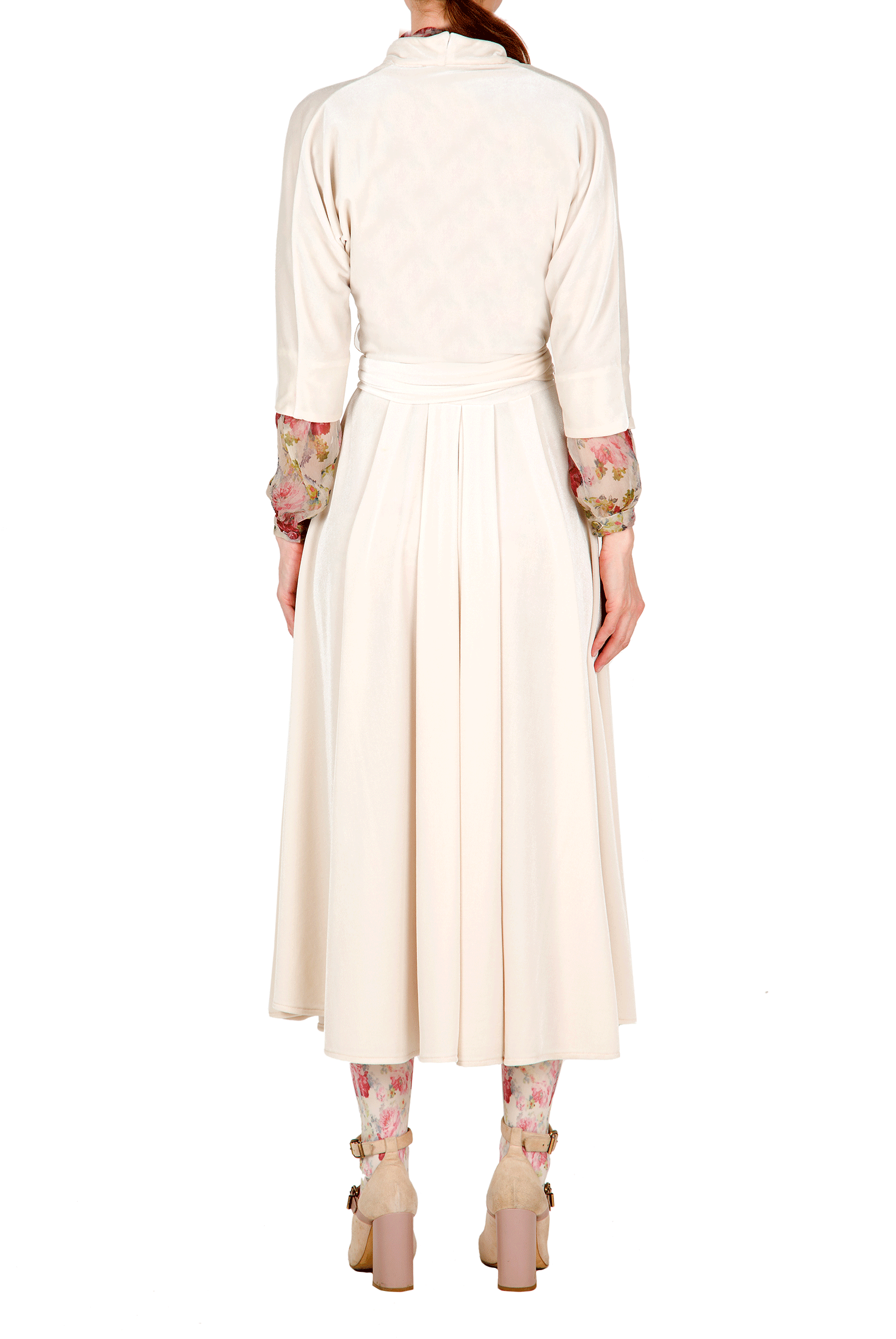 Blusa in chiffon floreale