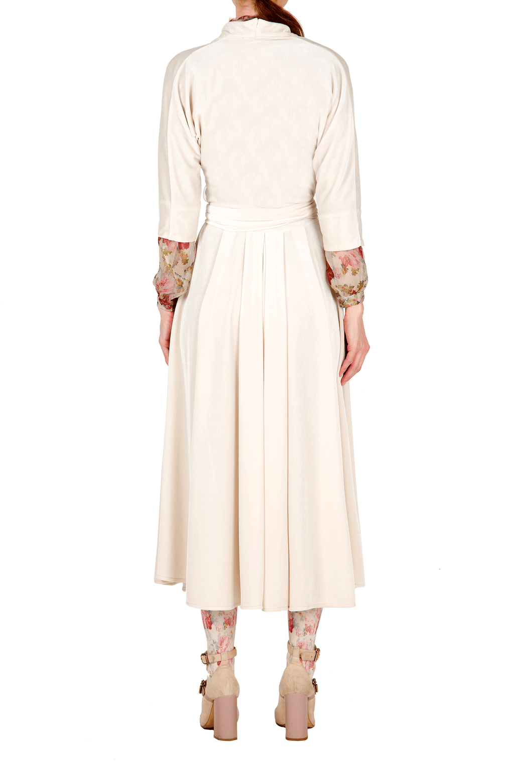Abito Luisa in velluto bianco