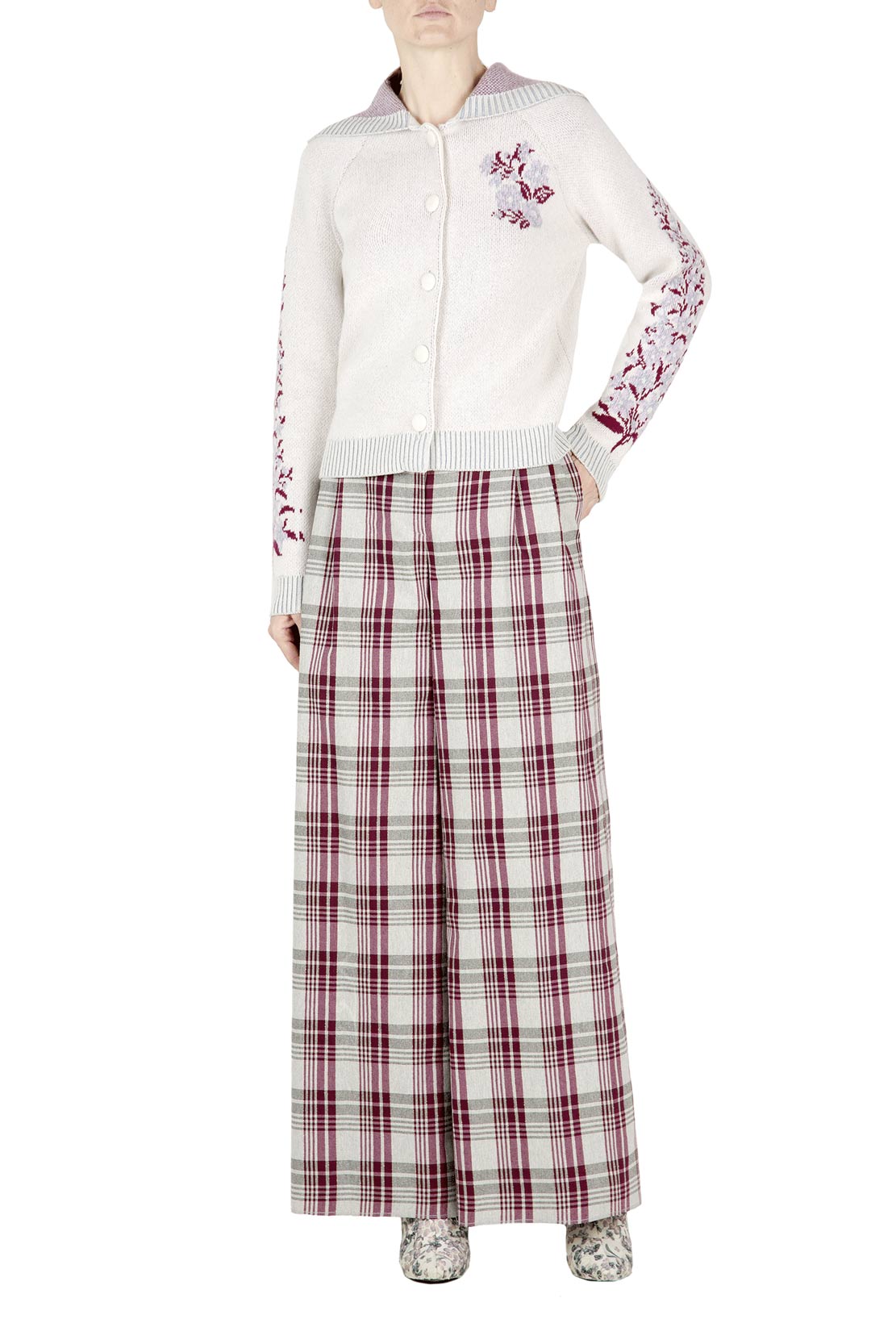 Cardigan con cappuccio in cashmere