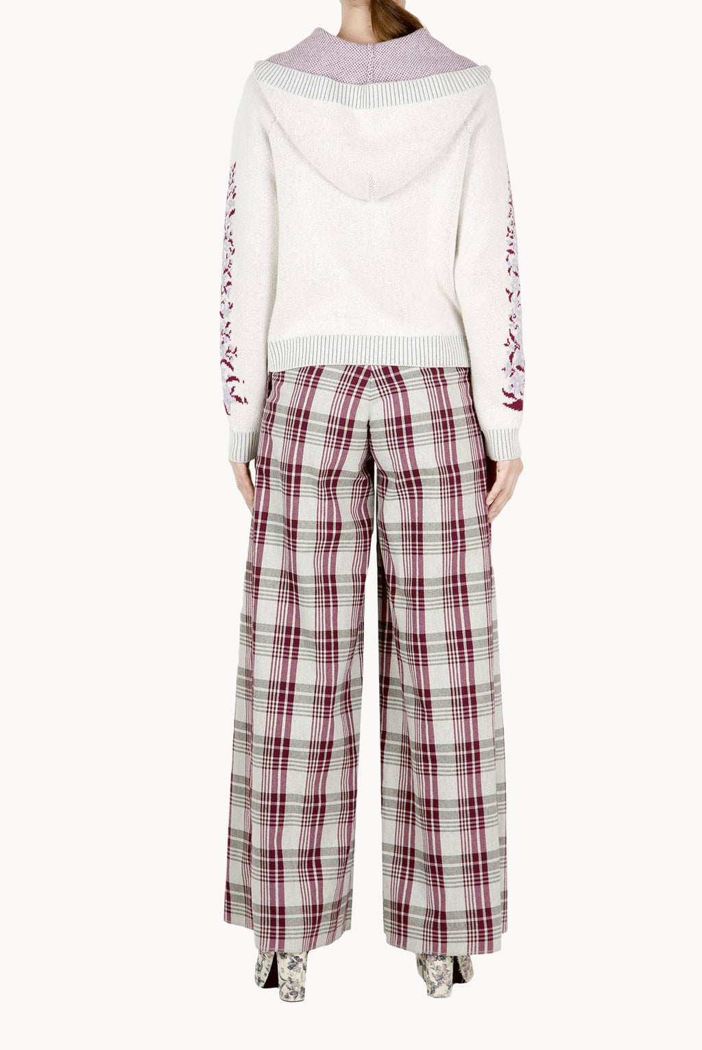 Cardigan con cappuccio in cashmere