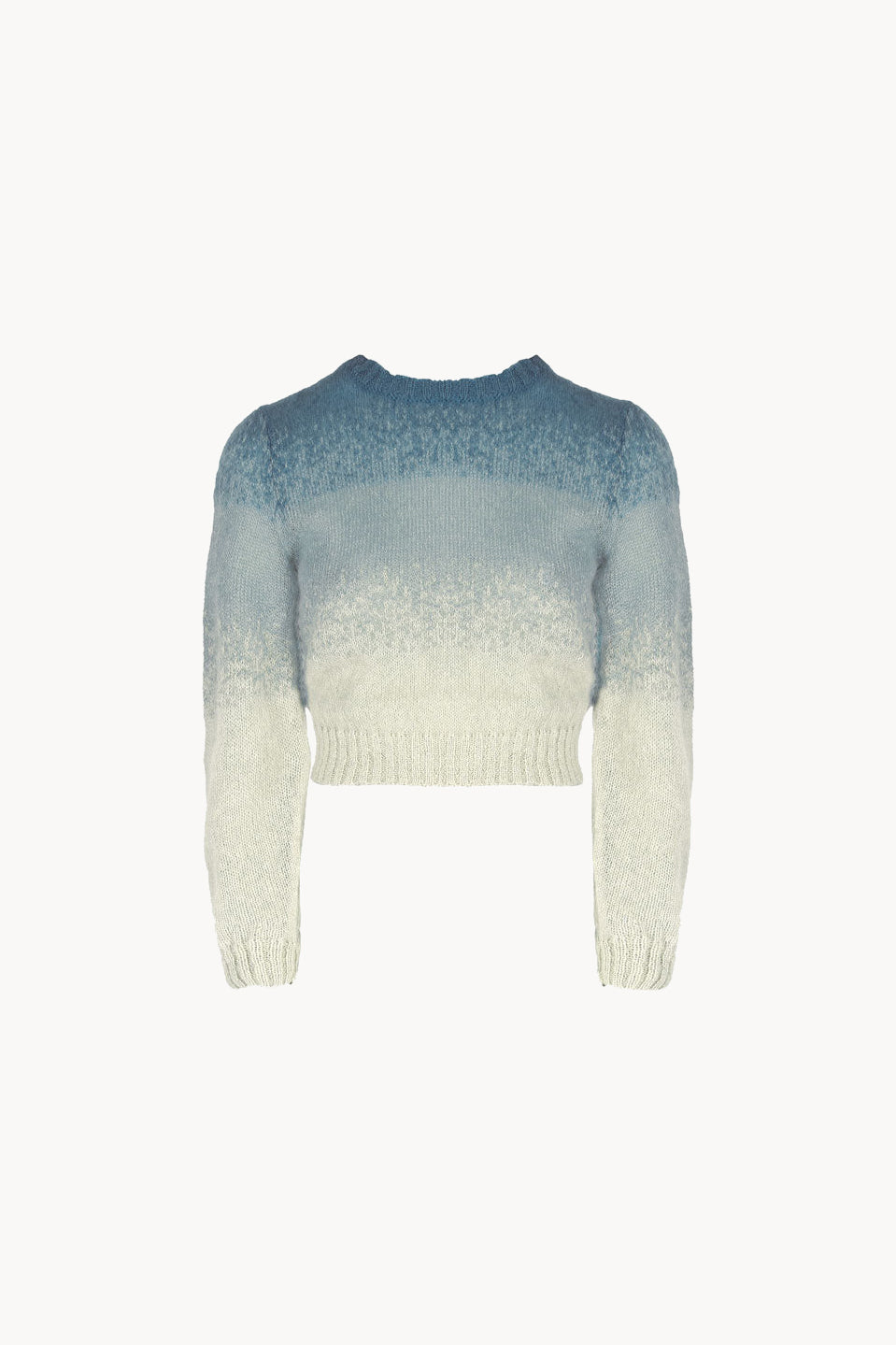 Maglione Sfumato Blu in Mohair