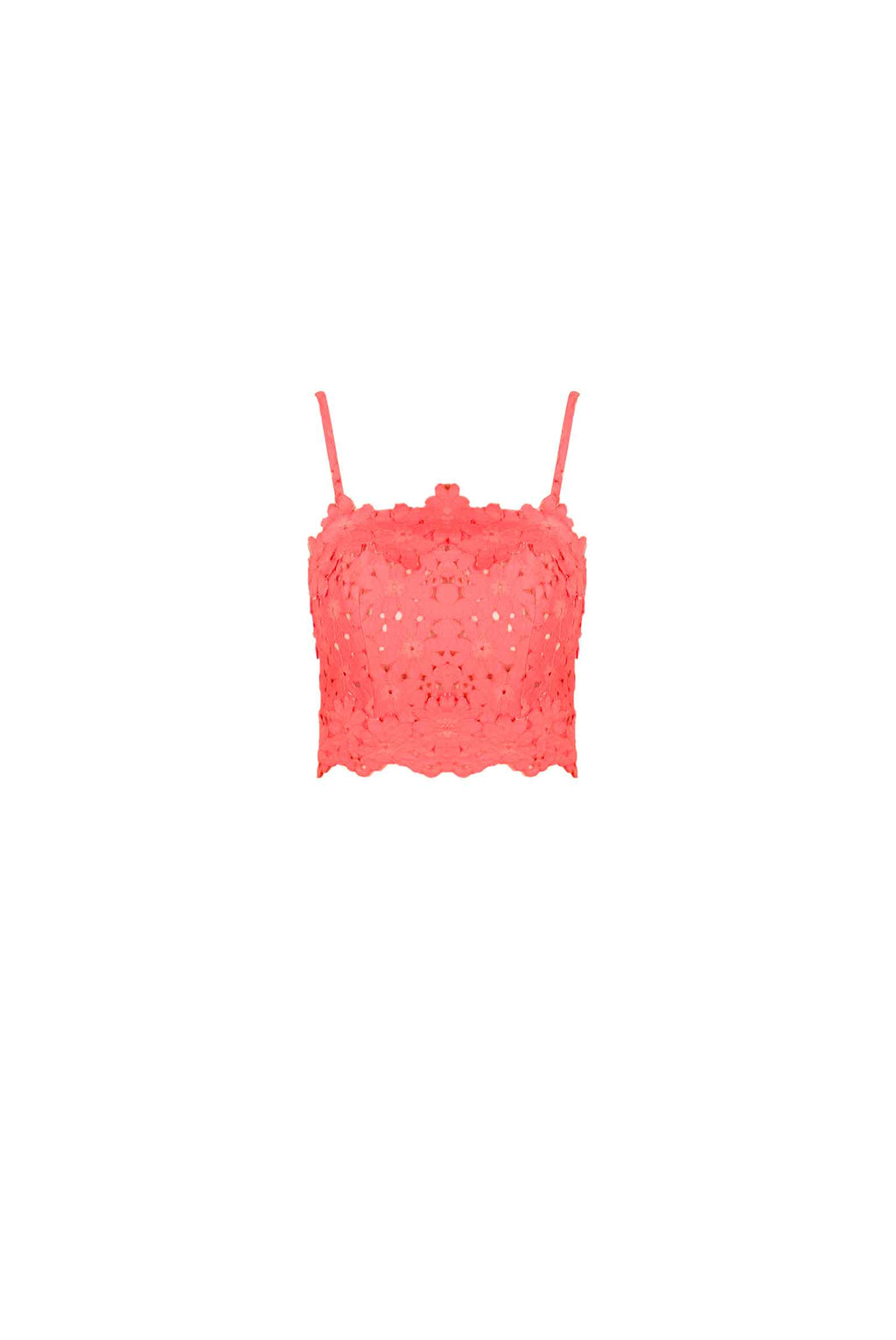 Criss Cros Floral Lace Top