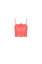 Criss Cros Floral Lace Top