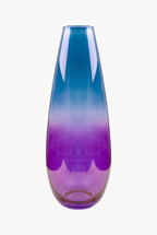 Vaso a goccia sfumatura viola a blu