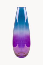 Vaso a goccia sfumatura viola a blu