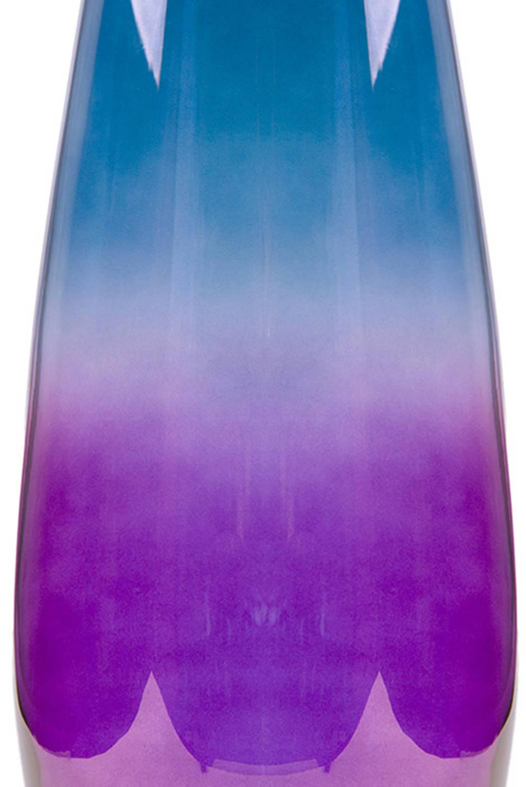 Vaso a goccia sfumatura viola a blu
