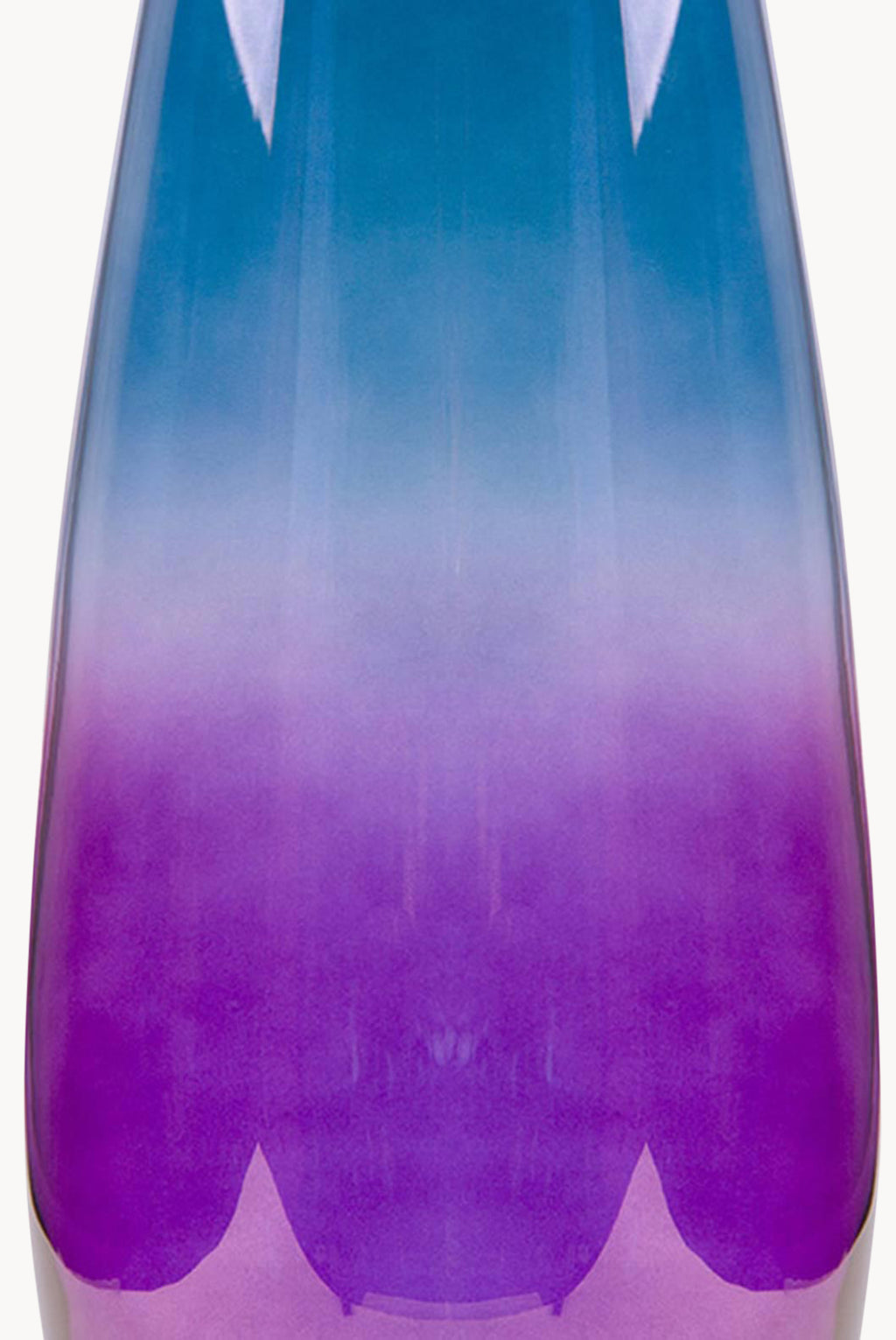 Vaso a goccia sfumatura viola a blu