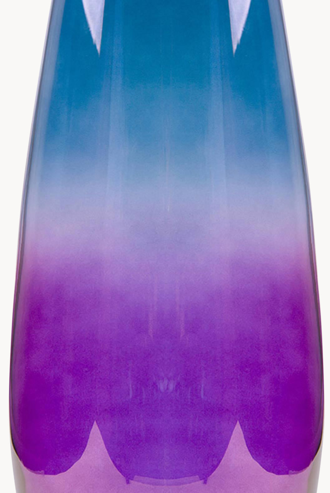 Vaso a goccia sfumatura viola a blu